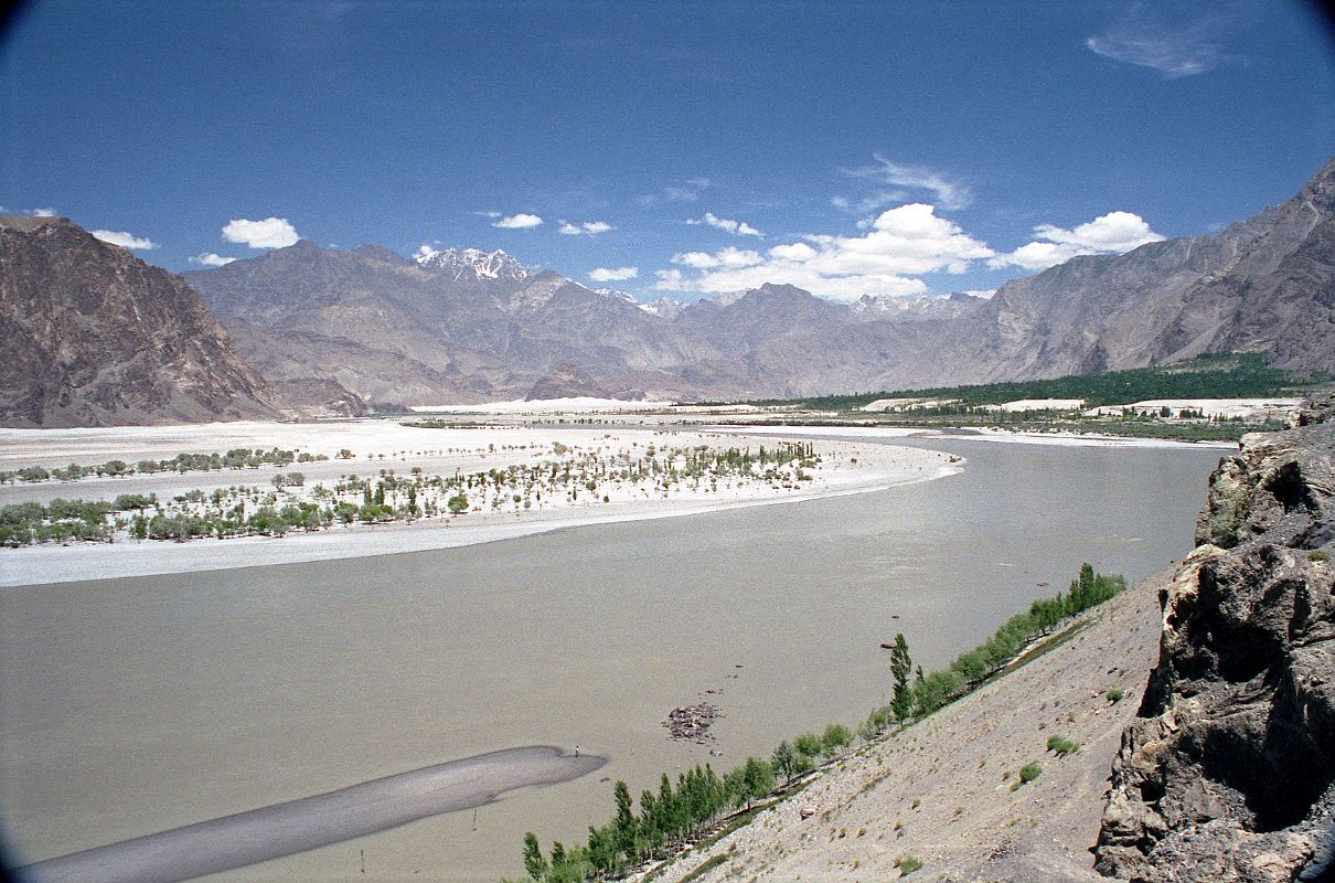 07 Indus River Snakes Above The Skardu Valley Looking To The East From Concordia Hotel